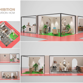 Thiết kế showroom mỹ phẩm ở Bình Tân